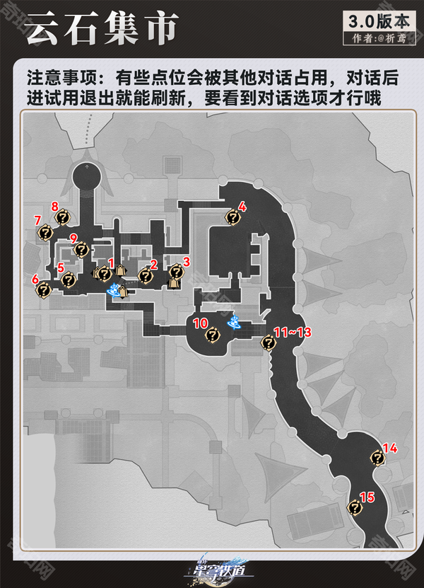 《崩坏星穹铁道》3.0版本35个旁听点位置一览3