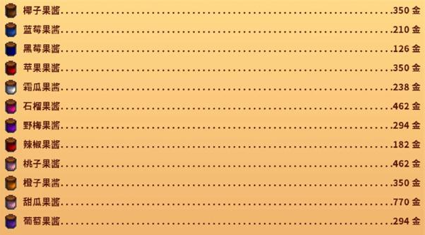 星露谷物语罐头瓶装什么赚钱4