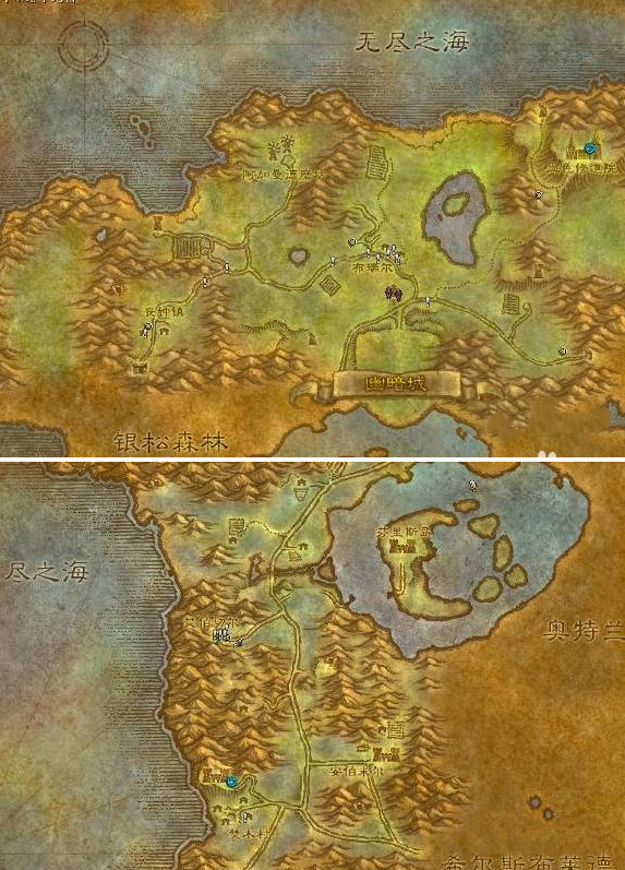 魔兽世界银松森林怎么去2