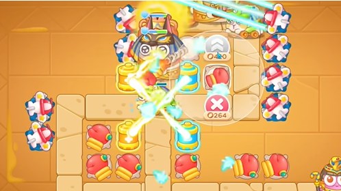 保卫萝卜4法老归来第47关怎么过6