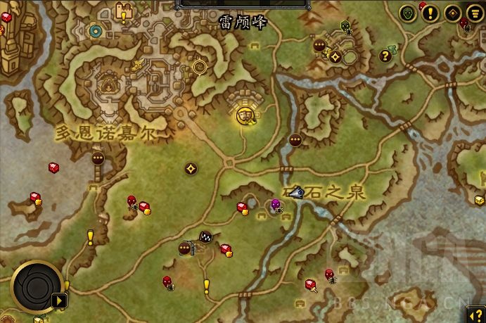 魔兽世界硌石之泉在哪1