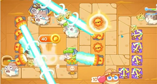 保卫萝卜4法老归来第28关怎么过6