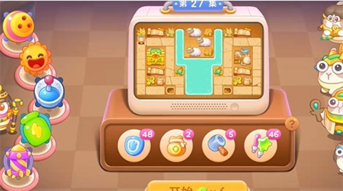 保卫萝卜4法老归来第27关怎么过1