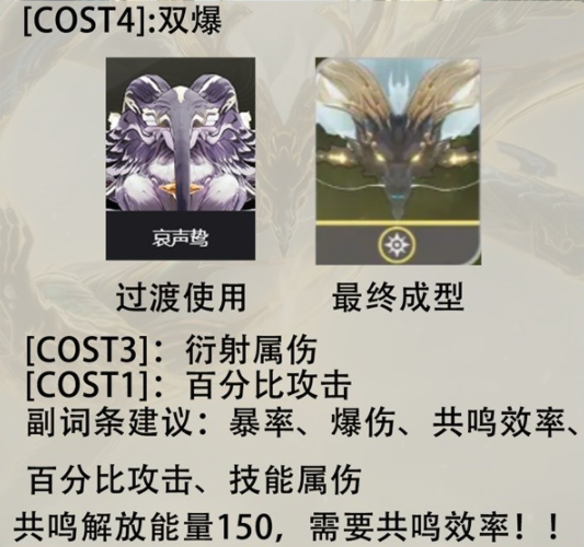 鸣潮今汐声骸怎么搭配2