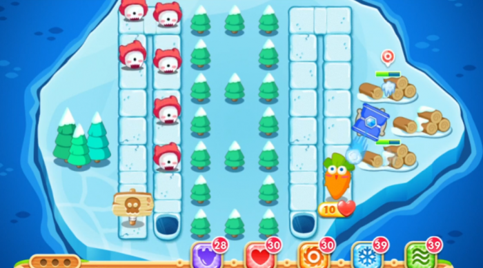 保卫萝卜2第132关怎么过1