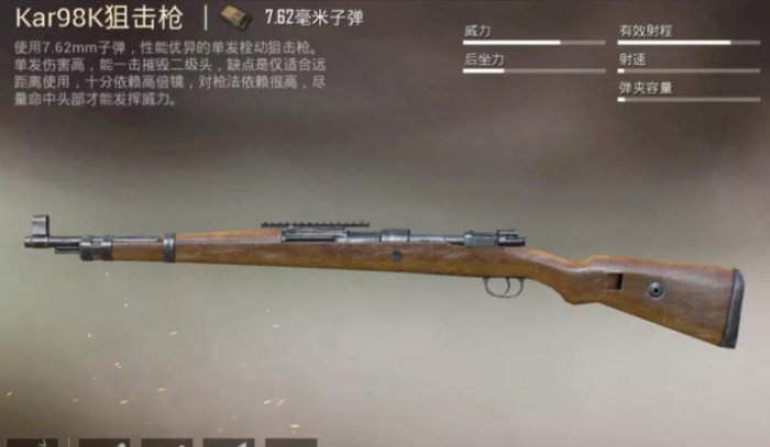 绝地求生98k带什么配件1