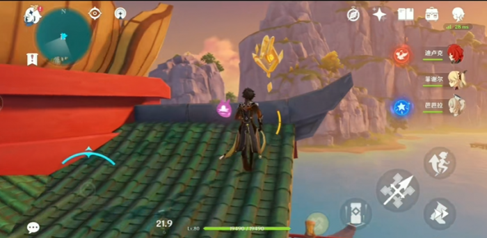 原神船顶上的岩神瞳怎么拿1