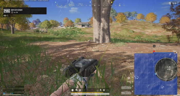 绝地求生如何观察毒圈3