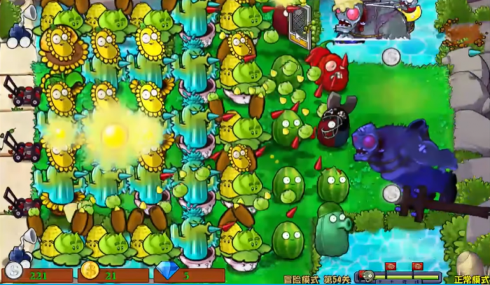 植物大战僵尸54怎么过4