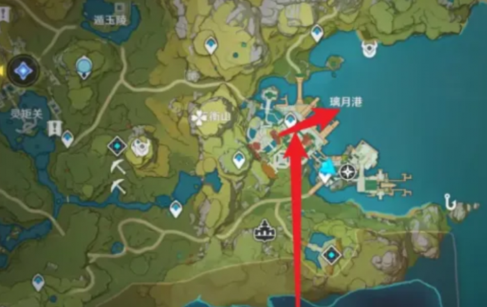 原神蒙德城璃月港怎么去1