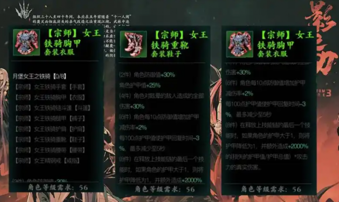 影之刃三女王骑士套装在哪里刷1