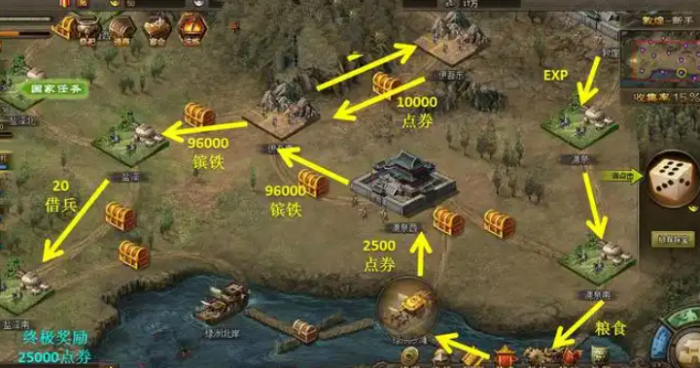 攻城掠地点劵怎么得3