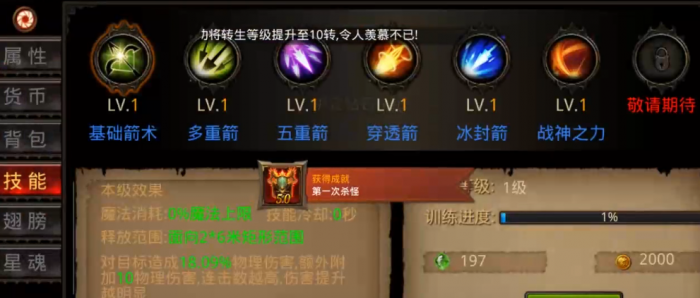 全民奇迹mu弓箭手装备什么技能_全民奇迹弓箭手法攻还是物攻