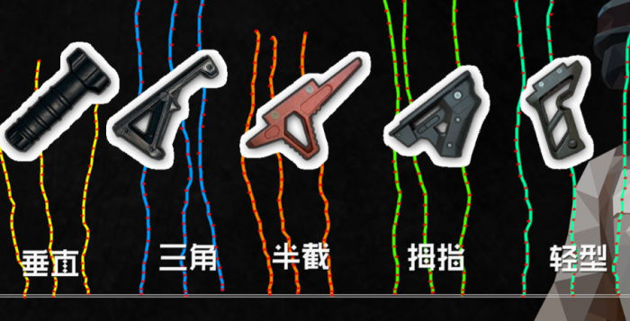 绝地求生哪些枪装握把1