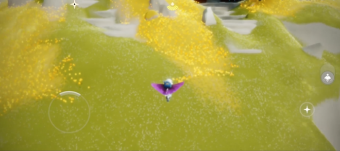 光遇风向先祖旁边的小金人怎么拿1