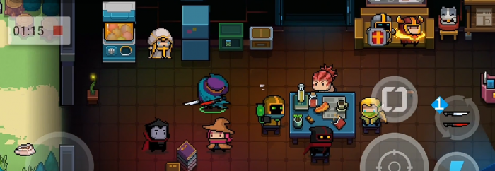 元气骑士怎么往桌子上放武器3