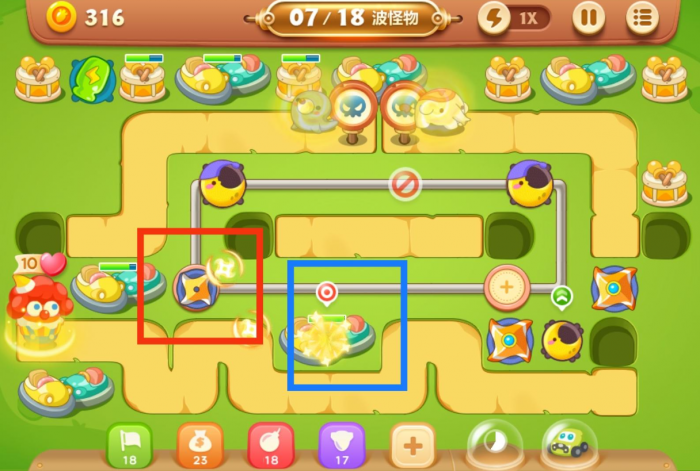 保卫萝卜3游乐场6怎么过1