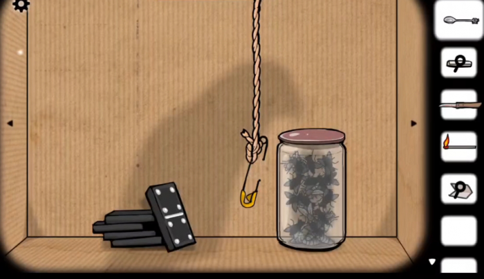 锈湖哈维的盒子绳子怎么放下3