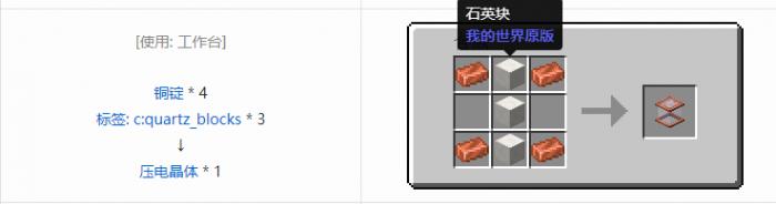 我的世界铁砧工艺重力科技功能方块合成表大全20262