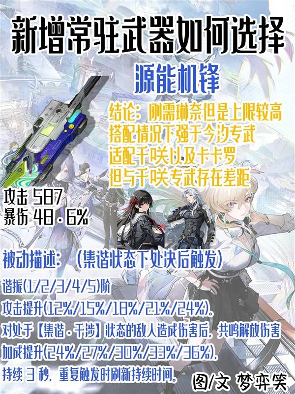 鸣潮3.0新增常驻武器选择推荐4