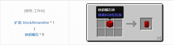 我的世界格雷科技社区版晶体合成表大全2