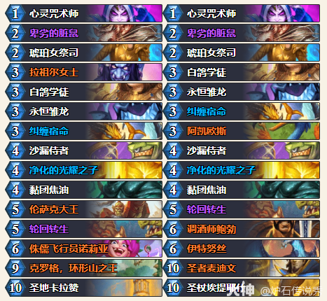 炉石传说穿越时间流抢先乱斗控制牧卡组推荐1