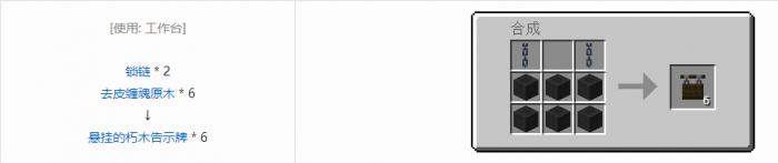 我的世界诡厄巫法朽木装饰方块合成表大全2