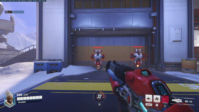 守望先锋索杰恩左键伤害多少1