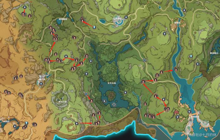 原神迪希雅突破材料收集路线12