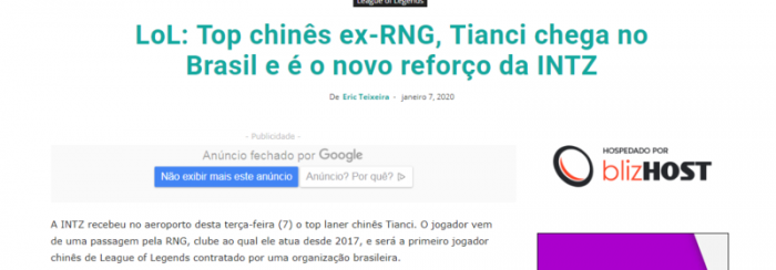 《LOL》巴西战队INTZ：前RNG上单天赐加盟3