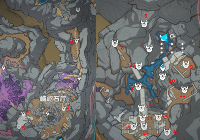 原神层岩巨渊崎岖石厅宝箱_原神层岩巨渊观景点