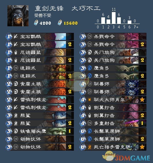 《炉石传说》中速猎卡组新版本攻略1