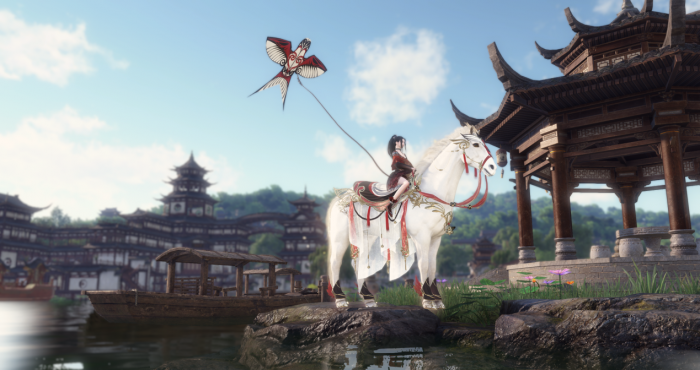 《逆水寒》全新风筝马具动图预览2