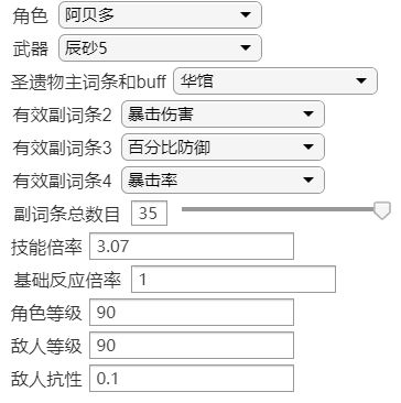 原神阿贝多词条怎么分配13