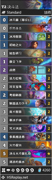 《炉石传说》奥克兰克的决裂决斗法卡组搭配推荐1