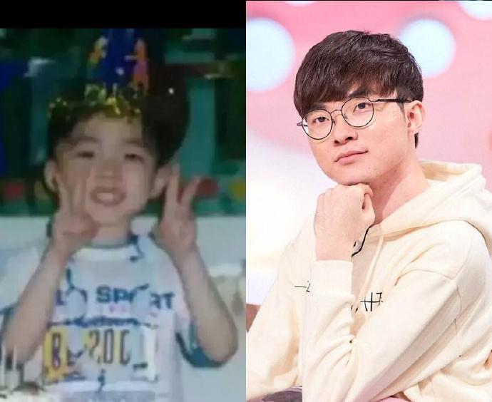 《LOL》职业选手小时候照片对比3