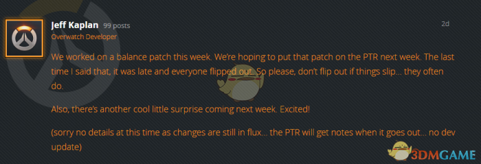 《守望先锋》全新细节UI上线测试服1