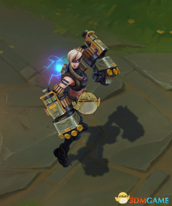 《LOL》蔚灵能特工皮肤鉴赏4