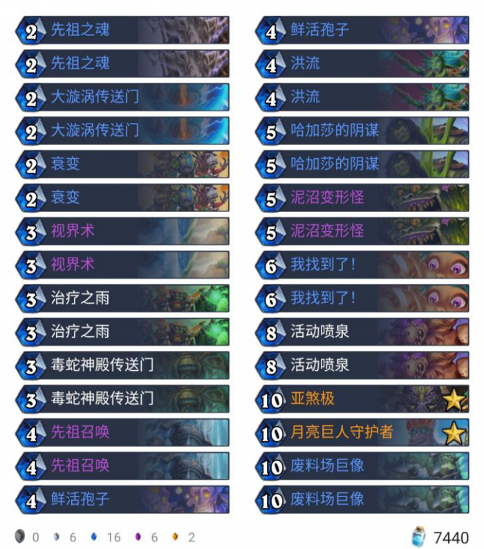 《炉石传说》外域的灰烬大哥萨卡组推荐1