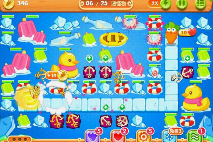 保卫萝卜2第59关任务完成攻略是什么3