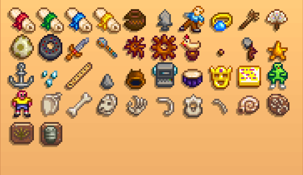 星露谷物语如何点亮所有古物图标1