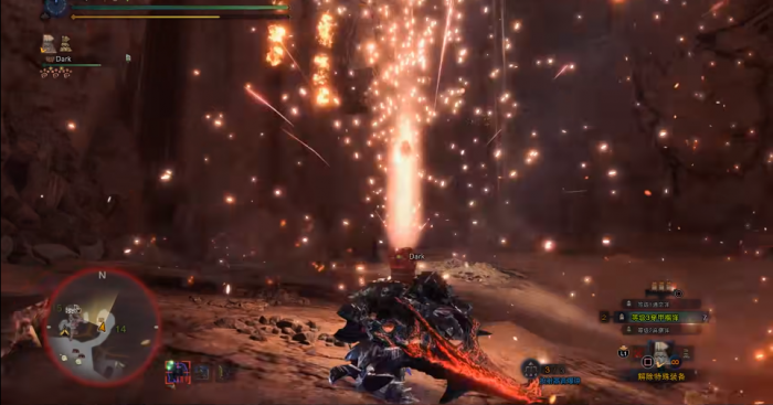 怪物猎人世界轻弩怎么打黑角龙2