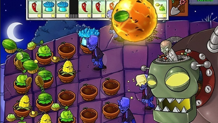 植物大战僵尸无尽梯子怎么搭1