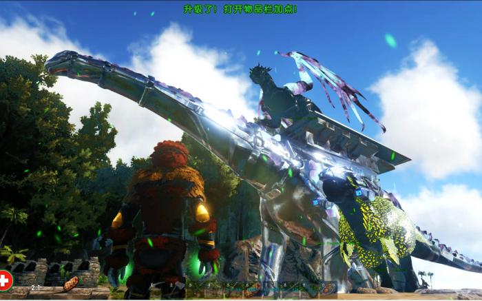 方舟生存进化泰坦龙怎么打晕4