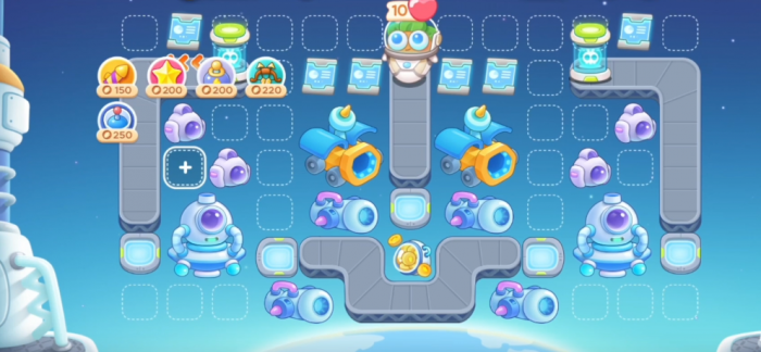 保卫萝卜4太空穿越54怎么过1