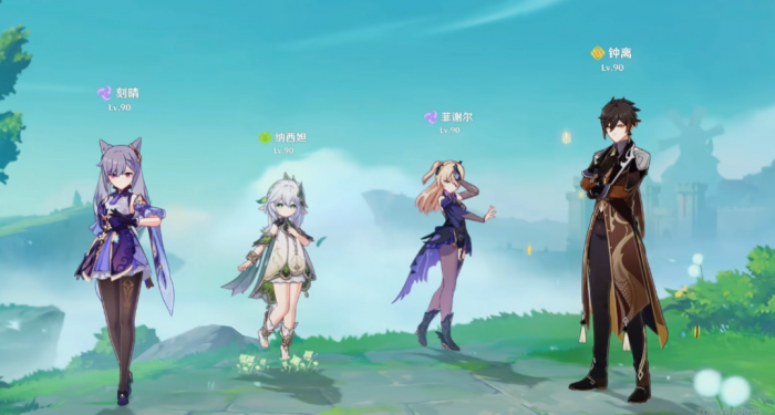 原神纳西妲怎么配队1