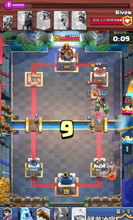 皇室战争怎么打蛮羊骑士1