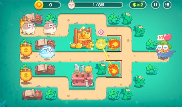 保卫萝卜4第一章第18关怎么过2