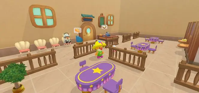 摩尔庄园怎么在桌子上放东西3