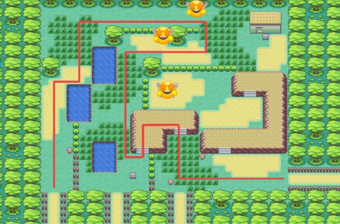 口袋妖怪火红果树森林怎么走2